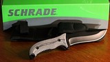 Schrade SCHF10 Drop-Point Full Tang Fixed Blade Knife, Black - 1 of 1