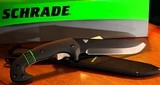Schrade SCHF43 Frontier 17.5in Steel Full Tang Fixed Blade Knife with 9in Drop Point and TPE Handle for Outdoor Survival, Camping and Heavy Bushcraft - 1 of 2
