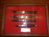 Camillus Cutlery Armed Forces Knife Set 4 USMC, USN, USA, USAF Cased set - 8 of 8