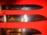 Camillus Cutlery Armed Forces Knife Set 4 USMC, USN, USA, USAF Cased set - 5 of 8