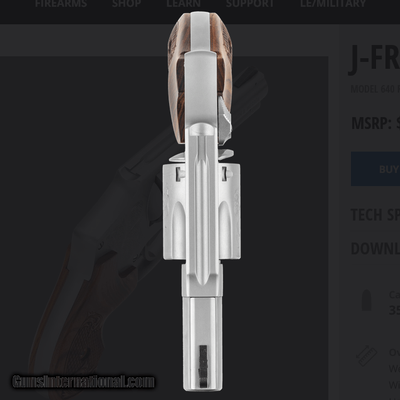 MODEL 640 REVOLVER ENGRAVED SS .357 MAGNUM WITH DISPLAY CASE NEW