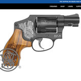 MODEL 442 REVOLVER ENGRAVED .38 SPECIAL +P WITH PRESENTATION CASE NEW - 5 of 7