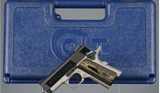 Colt Series 90 Lightweight Night Defender Talo Edition Semi-Automatic Pistol Two Tone Tritium Sight Serpentine Grip Defender factory roll mark - 1 of 6