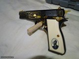 Browning Hi-Power 150th Anniversy Edition Blue & Gold Engraved MUST SEE - 12 of 13