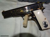 Browning Hi-Power 150th Anniversy Edition Blue & Gold Engraved MUST SEE - 11 of 13