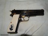 Browning Hi-Power 150th Anniversy Edition Blue & Gold Engraved MUST SEE - 4 of 13