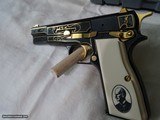 Browning Hi-Power 150th Anniversy Edition Blue & Gold Engraved MUST SEE - 10 of 13