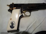 Browning Hi-Power 150th Anniversy Edition Blue & Gold Engraved MUST SEE - 3 of 13