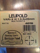Leupold VX III 1.5-5x20mm Matte Scope excellent $250 - 2 of 2