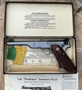 Colt Woodsman Match Target Pre-War First Series 1940 NIB