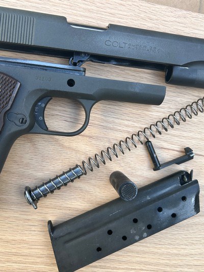 Colt Super Match 38 W/ Swartz Safety 1937 - Image 8 of 15