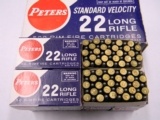 Peters 22 Long Rifle Cartridges Full Brick of 500 Rounds - 10 of 10