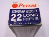 Peters 22 Long Rifle Cartridges Full Brick of 500 Rounds - 5 of 10