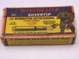 Winchester .32 Remington Autoloading Crouching Bear Box - 1 of 9