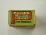 Peters 22 Short Rimfire Semismokeless Ammo - 6 of 6