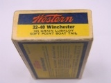Western 32-40 Winchester W/165 Gr BOAT TAIL Bullets - Bullseye Target Box - 6 of 10