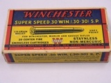 Winchester Super Speed 30 W.C.F. 30-30 S.P. 1935 Box - 2 of 10