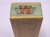 Winchester 38 Cal for Models 1873 Sealed Black Powder Box with Metal Patched S.P. Bullets - 5 of 5