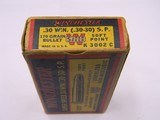 Winchester Super Speed 30 W.C.F. (30-30) S.P. 1945 Olin Box - 5 of 9