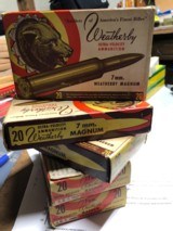 Weatherby Factory Ammo 7mm WM (5) boxes - 2 of 3