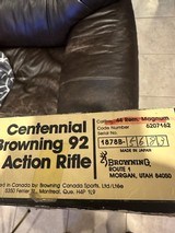 NEW Browning Mod 92 Centennial Lever 44mag. in original box. - 3 of 5