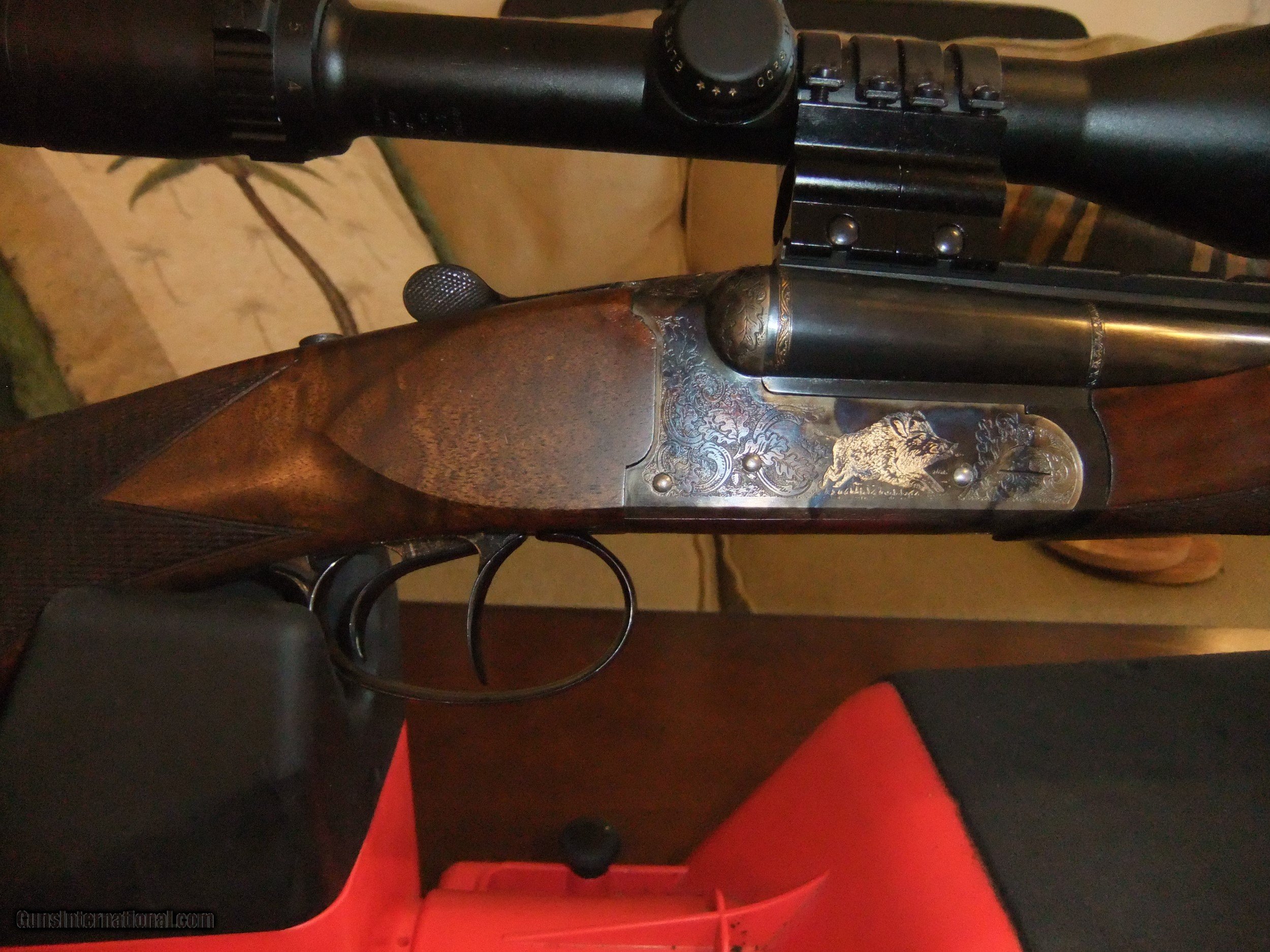 SABATTI DOUBLE BARREL RIFLE ... SIDE BY SIDE IN 45 - 70