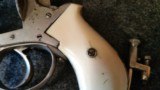 WEBLEY NO.2 REVOLVER 60% NICKLE WITH TRUE IVORY GRIPS SER #3060 - 9 of 17