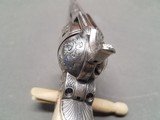 Colt 1st Gen Old Engraved Carved Ivory Grips 45 LC - 14 of 22