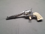 Colt 1st Gen Old Engraved Carved Ivory Grips 45 LC - 1 of 22