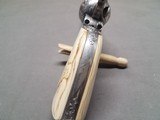 Colt 1st Gen Old Engraved Carved Ivory Grips 45 LC - 13 of 22