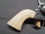 Colt 1st Gen Old Engraved Carved Ivory Grips 45 LC - 3 of 22