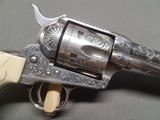 Colt 1st Gen Old Engraved Carved Ivory Grips 45 LC - 5 of 22