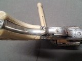 Colt 1st Gen Old Engraved Carved Ivory Grips 45 LC - 21 of 22