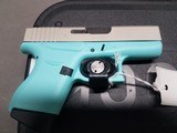 Glock 43 Stainless Teal Like New - 1 of 6