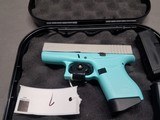 Glock 43 Stainless Teal Like New - 4 of 6