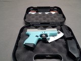 Glock 43 Stainless Teal Like New - 3 of 6