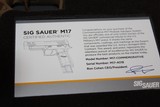 SIG SAUER M17-COMMEMORATIVE P320F M17 COMMEMORATIVE EDITION 9MM # 4018 out of 5000 MADE ONLY... AWSOME COLLECTABLE...... - 10 of 10