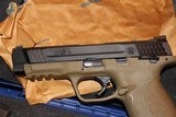 SMITH AND WESSON M&P 45 SEMI AUTO 4.5 INCH FDE BLACK SLIDE COMPLETE PACKAGE,,,, - 2 of 11