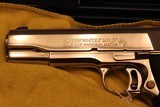 1989 COLT 1911 45 ACP. GOLD CUP NATIONAL MATCH ENHANCED,,, WITH ALL FACTORY BOX AND CASE AND PAPER WORK ONE OWNER SUPER COLLECTABLE AWSOME ALL O.E.M. - 6 of 13