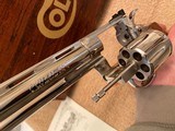 COLT PYTHON 1979 6 INCH NICKEL VINTAGE NEW / W BOX - 13 of 15