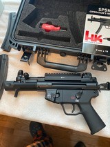 HECKLER & KOCH SP5K 9MM 4.5 BARREL MINT,, W/BOX AND MANUAL - 9 of 13