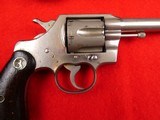 Colt Official Police .38 Spec. Detroit Police Dept. Stamped & Numbered Nickel finish, Mfg. 1947 - 3 of 19