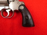 Colt Official Police .38 Spec. Detroit Police Dept. Stamped & Numbered Nickel finish, Mfg. 1947 - 5 of 19