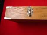 Solid Oak Hand made Shotgun or Rifle Box Lined - 3 of 20
