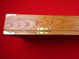 Solid Oak Hand made Shotgun or Rifle Box Lined - 7 of 20
