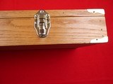 Solid Oak Hand made Shotgun or Rifle Box Lined - 5 of 20