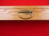 Solid Oak Hand made Shotgun or Rifle Box Lined - 4 of 20