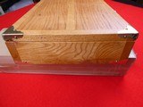 Solid Oak Hand made Shotgun or Rifle Box Lined - 18 of 20