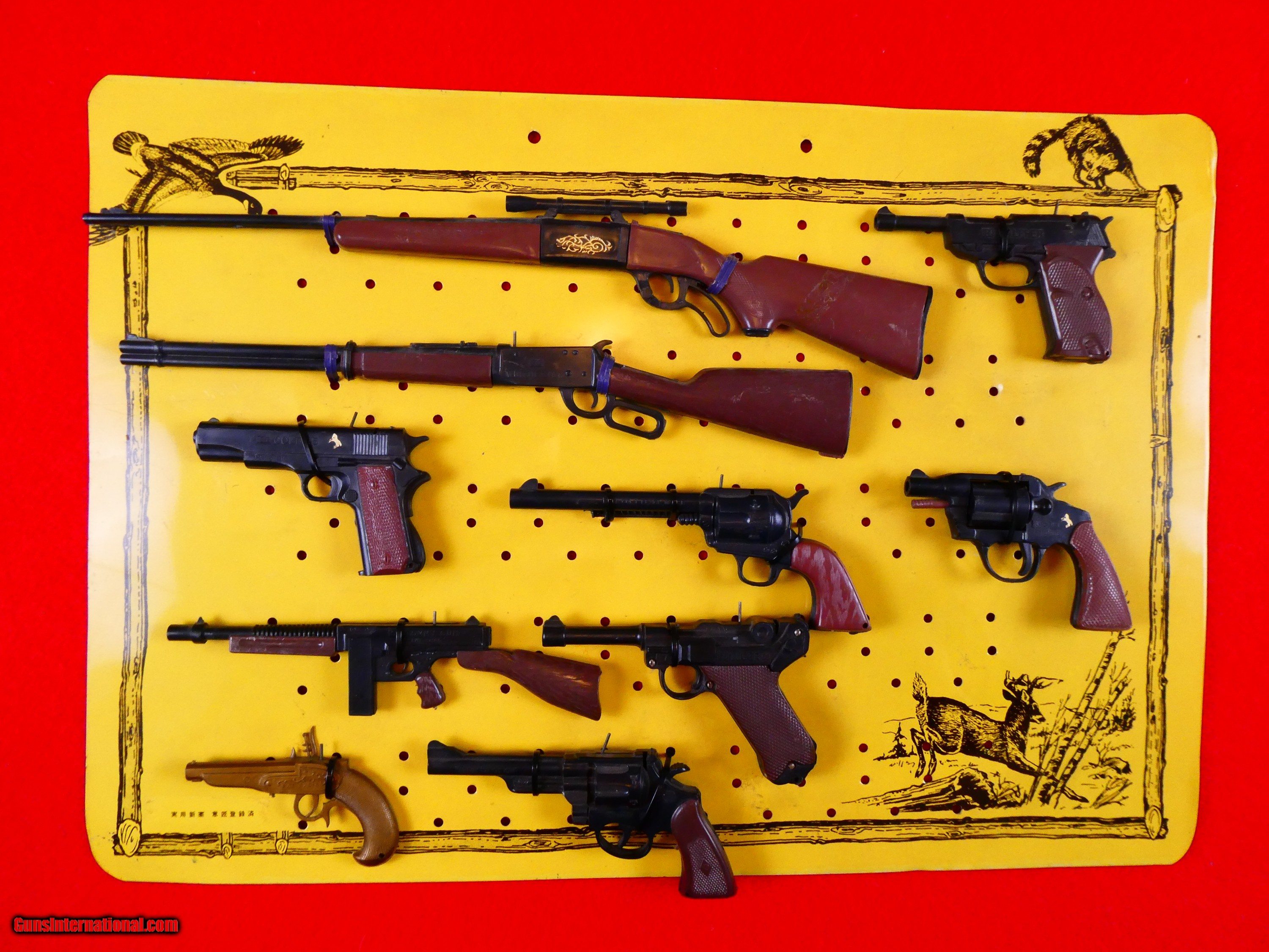 Vintage Toy Gun Store Display