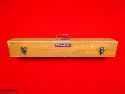 Vintage Lyman Target Rifle Scope Wooden Case ***Excellent Condition***